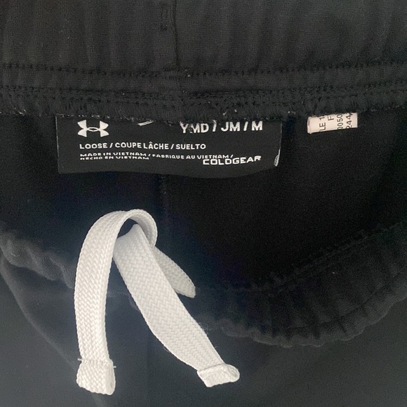 Under Armour Cold Gear youth girls sweatpants YMD M loose fit joggers - Picture 3 of 5
